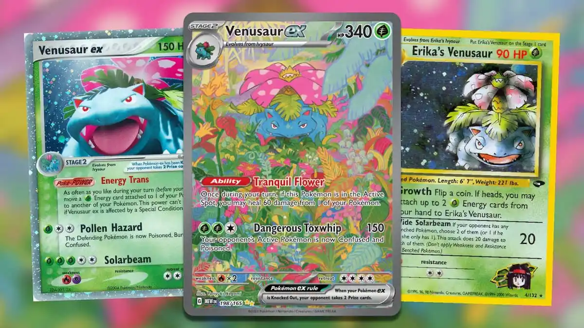 Pokémon TCG: 10 most valuable Venusaur cards