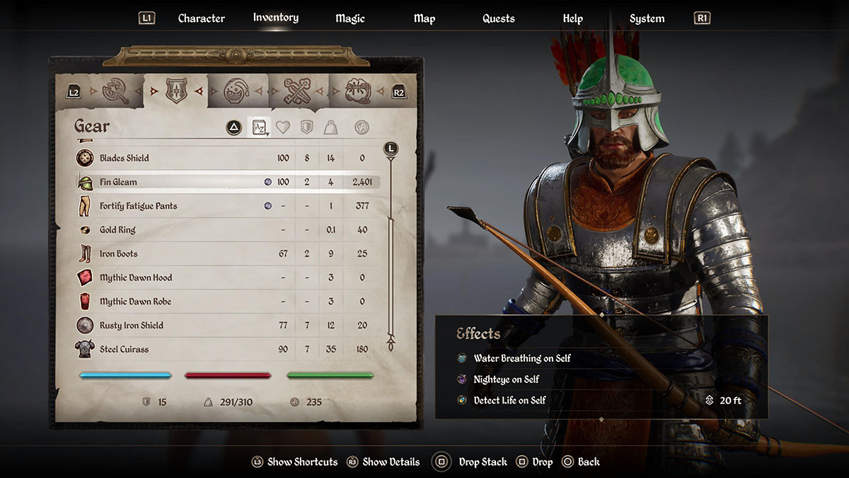 Oblivion Remastered Fin Gleam Helm location