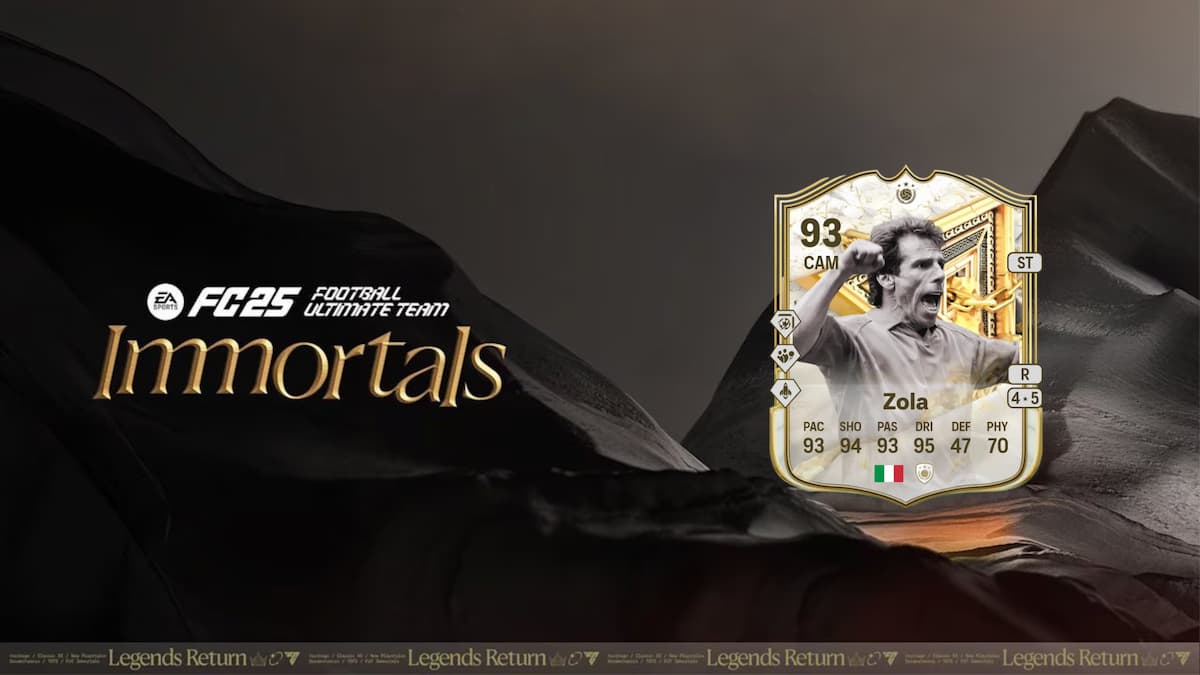 All EA FC 25 FUT Immortals Cup rewards and tasks