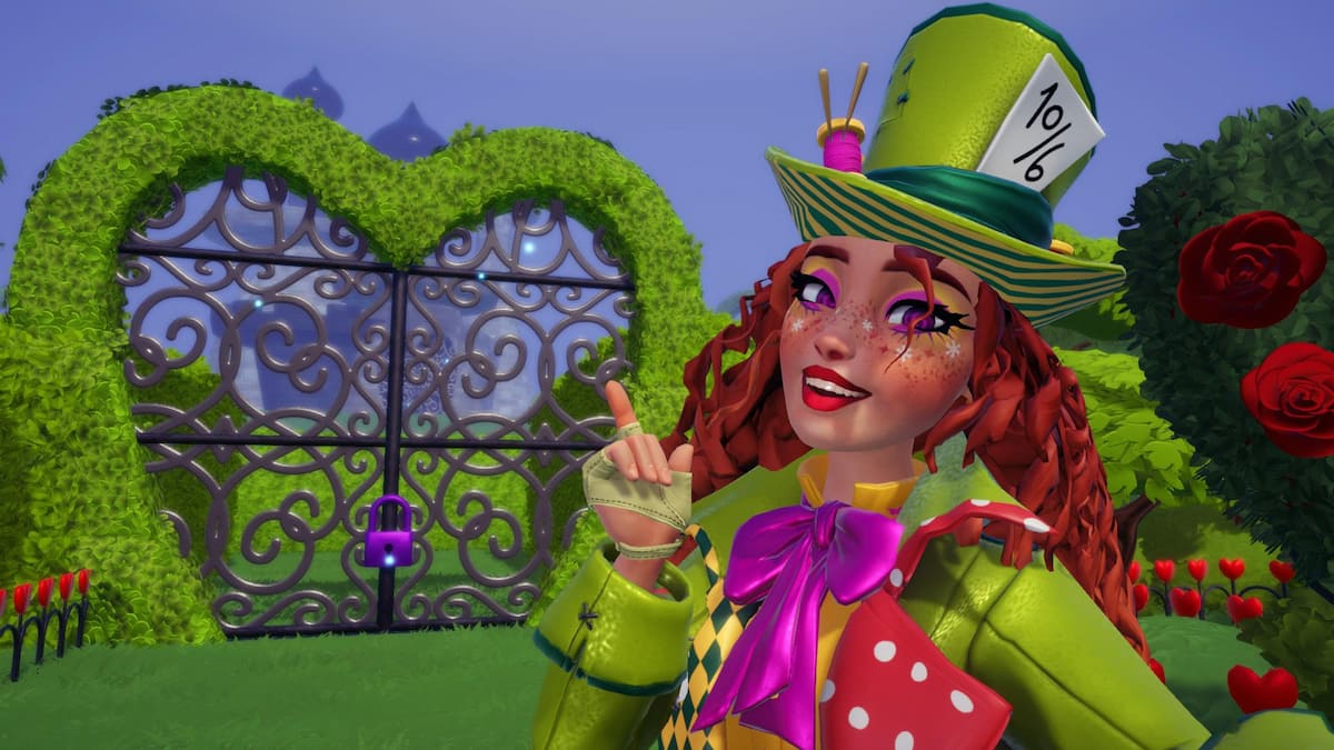 How to find all Alice in Wonderland secret keys and locks in Disney Dreamlight Valley