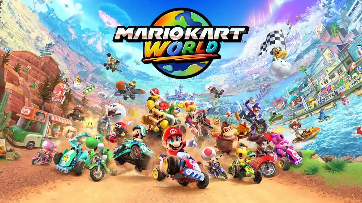 All confirmed Mario Kart World characters