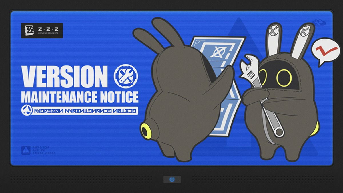 Zenless Zone Zero 1.7 maintenance starting and ending times