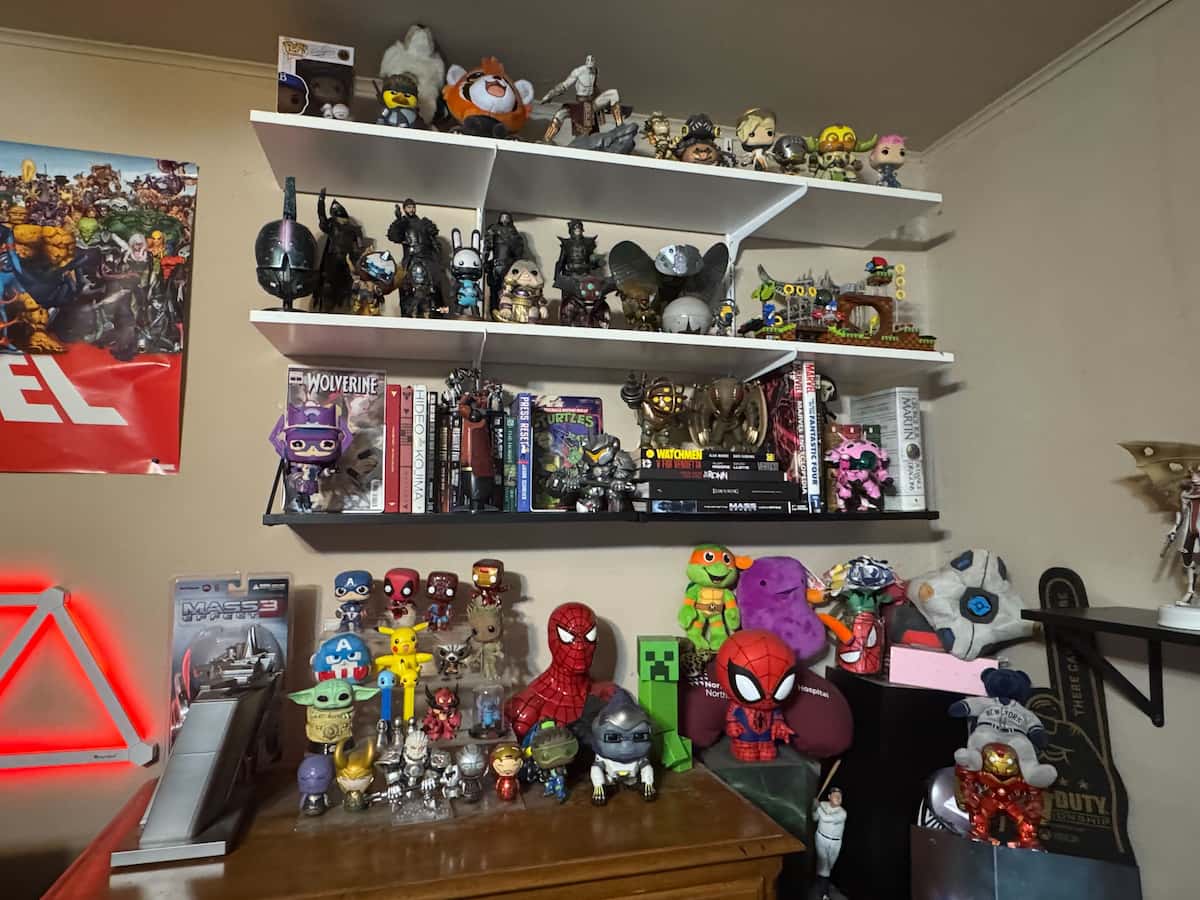 Trinket-filled shelves and collectibles say a lot about gamers. What do yours say about you?