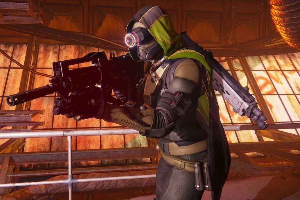 You can't trade items with other players in Destiny