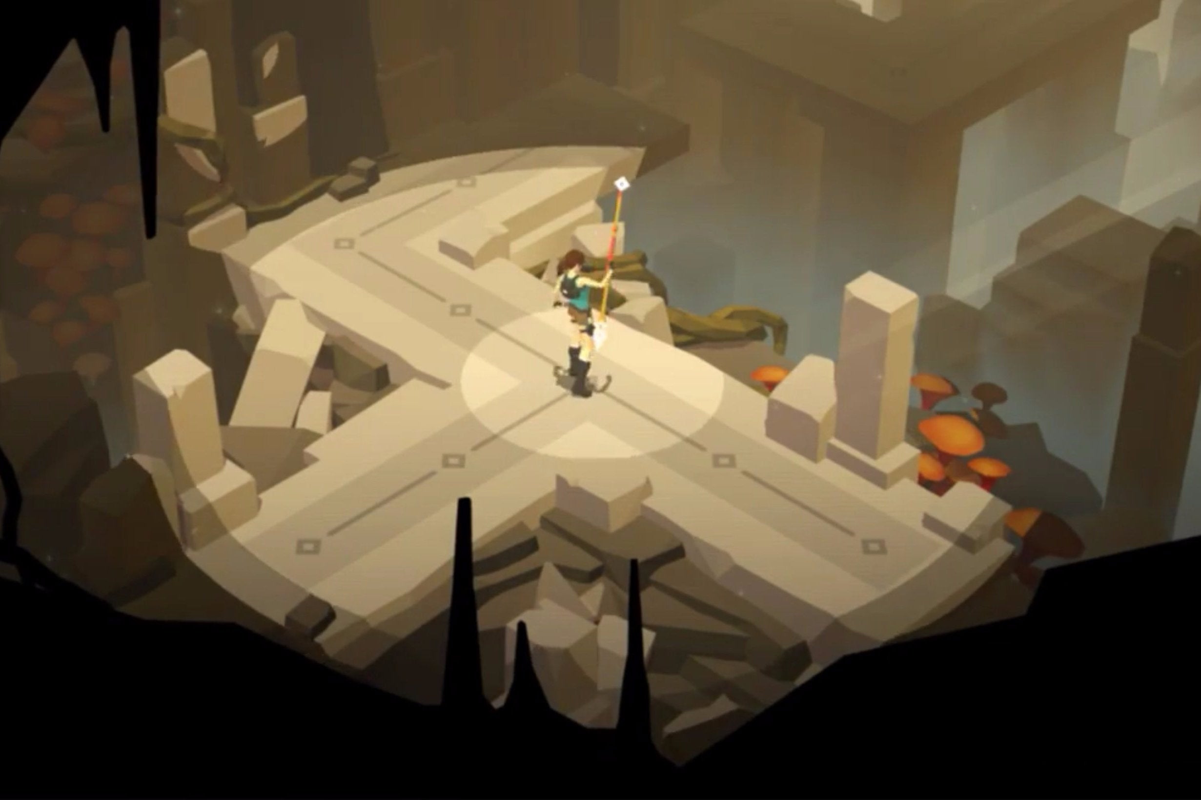 Lara Croft GO dated this month for iOS and Android
