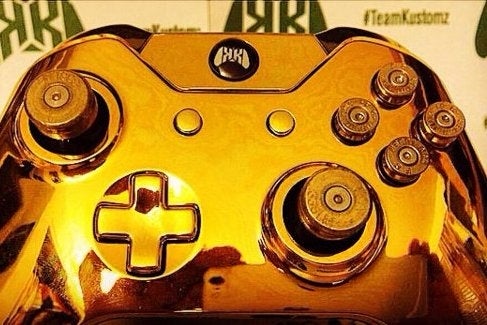 Pimped game controllers with bullets and diamonds - who makes these things?