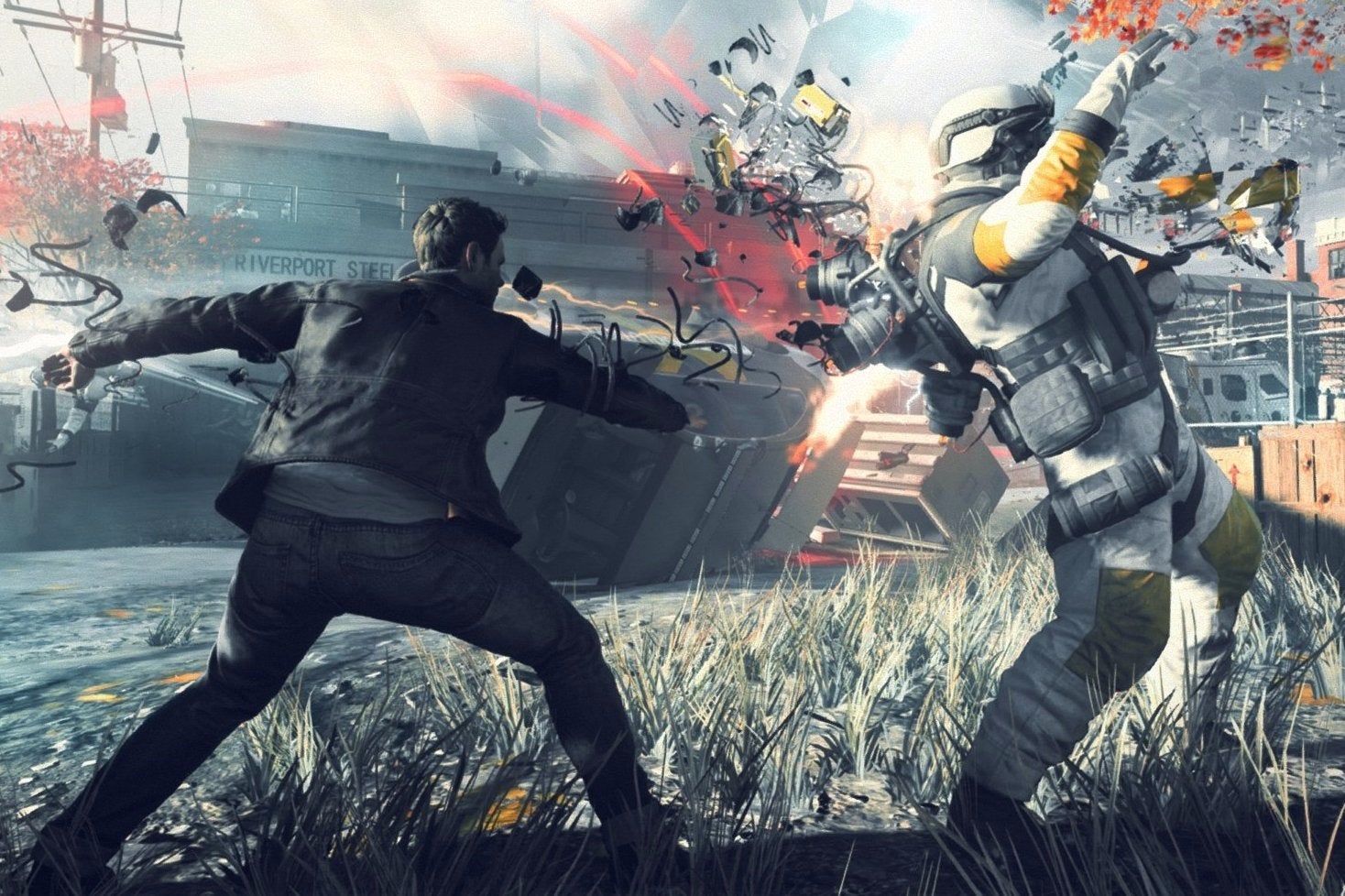 Watch: Explosion make time go bad in Quantum Break