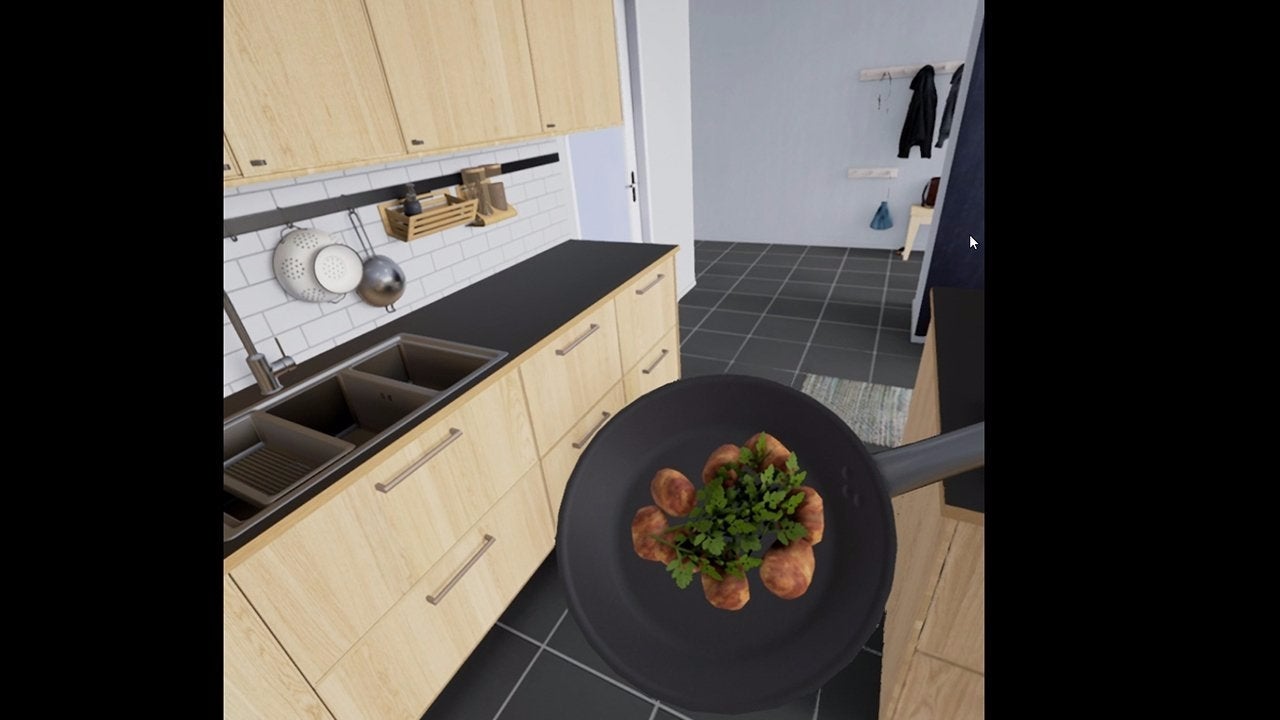 Watch: We used a VR headset to cook meatballs in a virtual IKEA kitchen