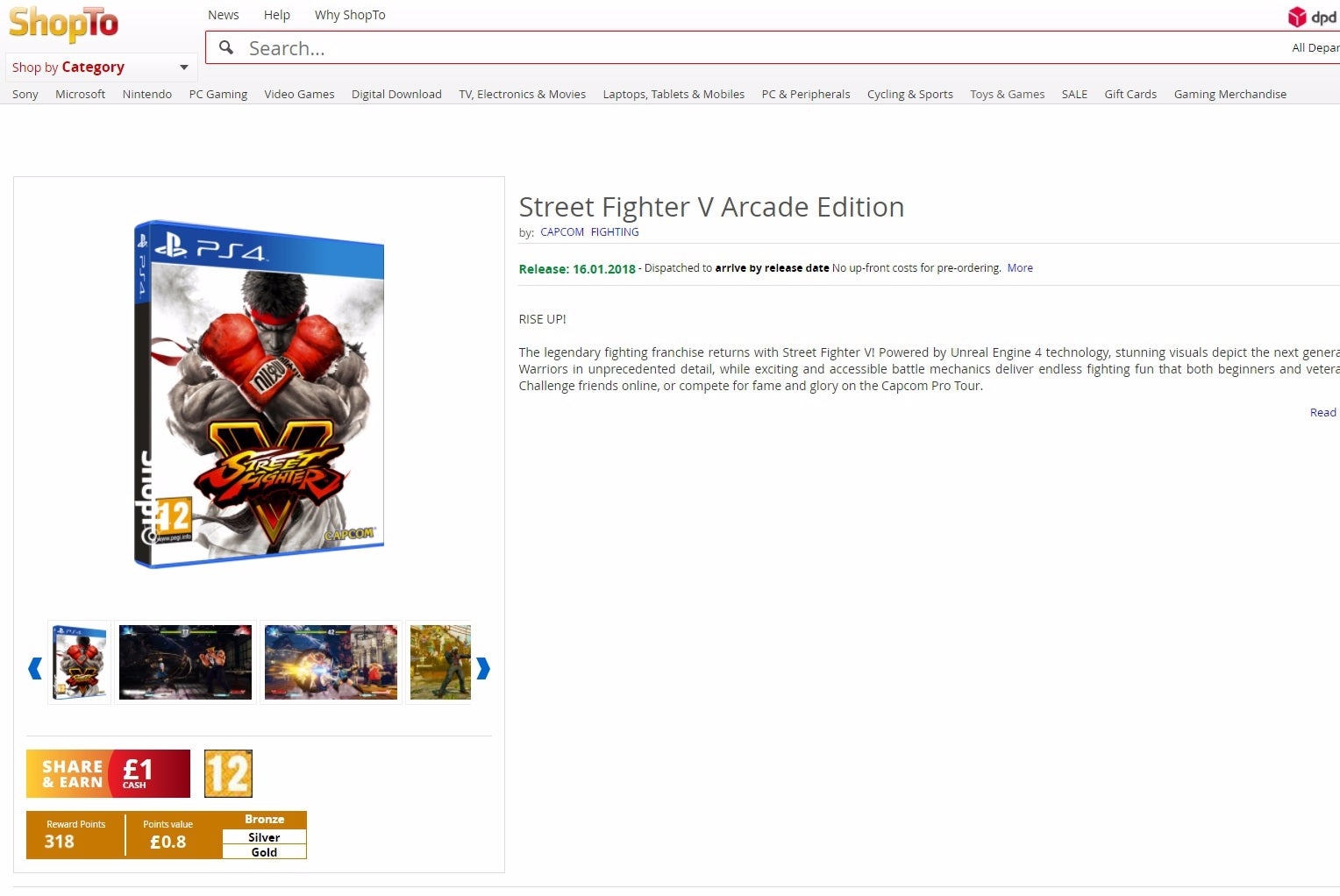 Street Fighter 5 Arcade Edition spotted