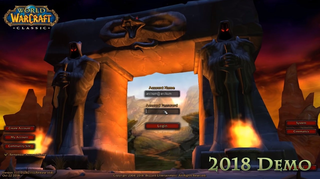 People have cracked open the World of Warcraft classic demo and are running around the game world a week early
