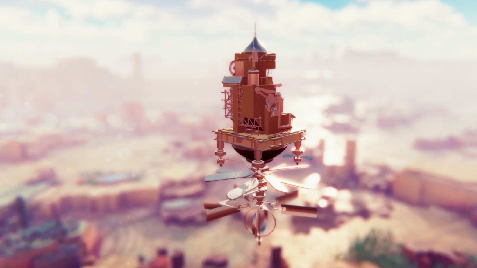 Airborne Kingdom is a floating city builder that looks like the intro to Game of Thrones