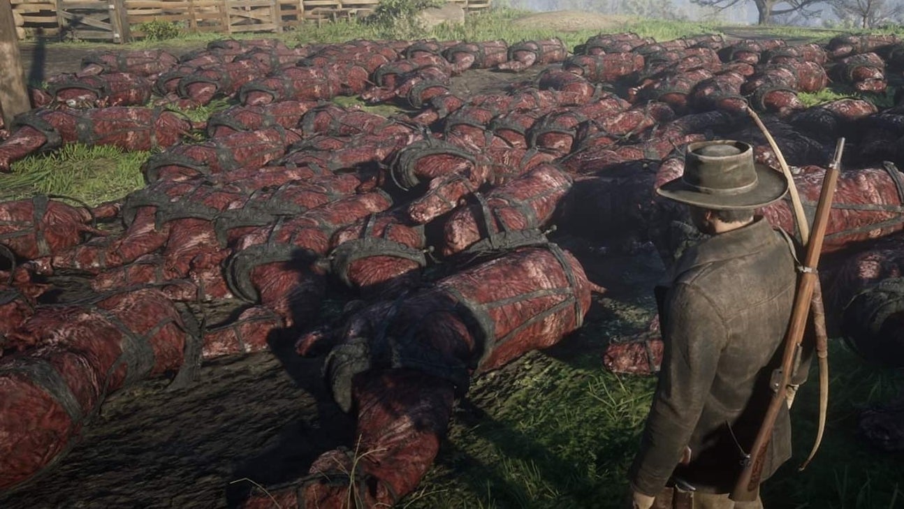 Red Dead Online players find mass grave of dead horses