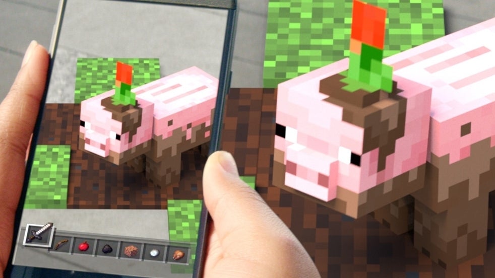 Don't expect to show off your Minecraft Earth builds publicly anytime soon