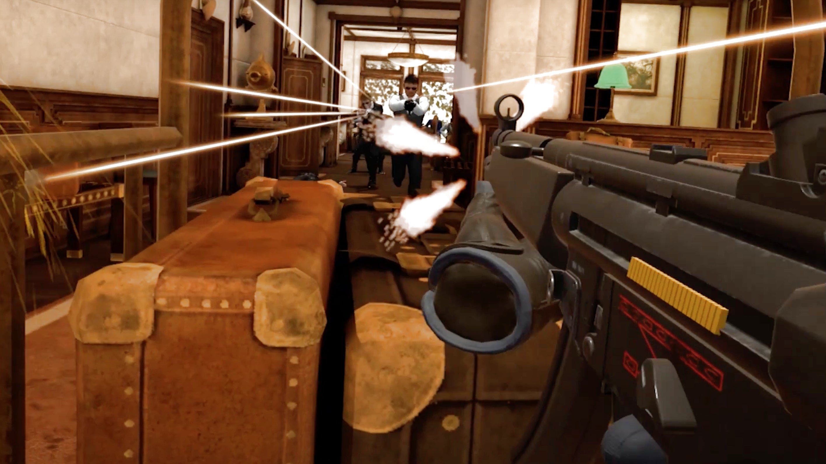 Crisis VRigade 2 is an intense arcade shooter that will give you buns of steel