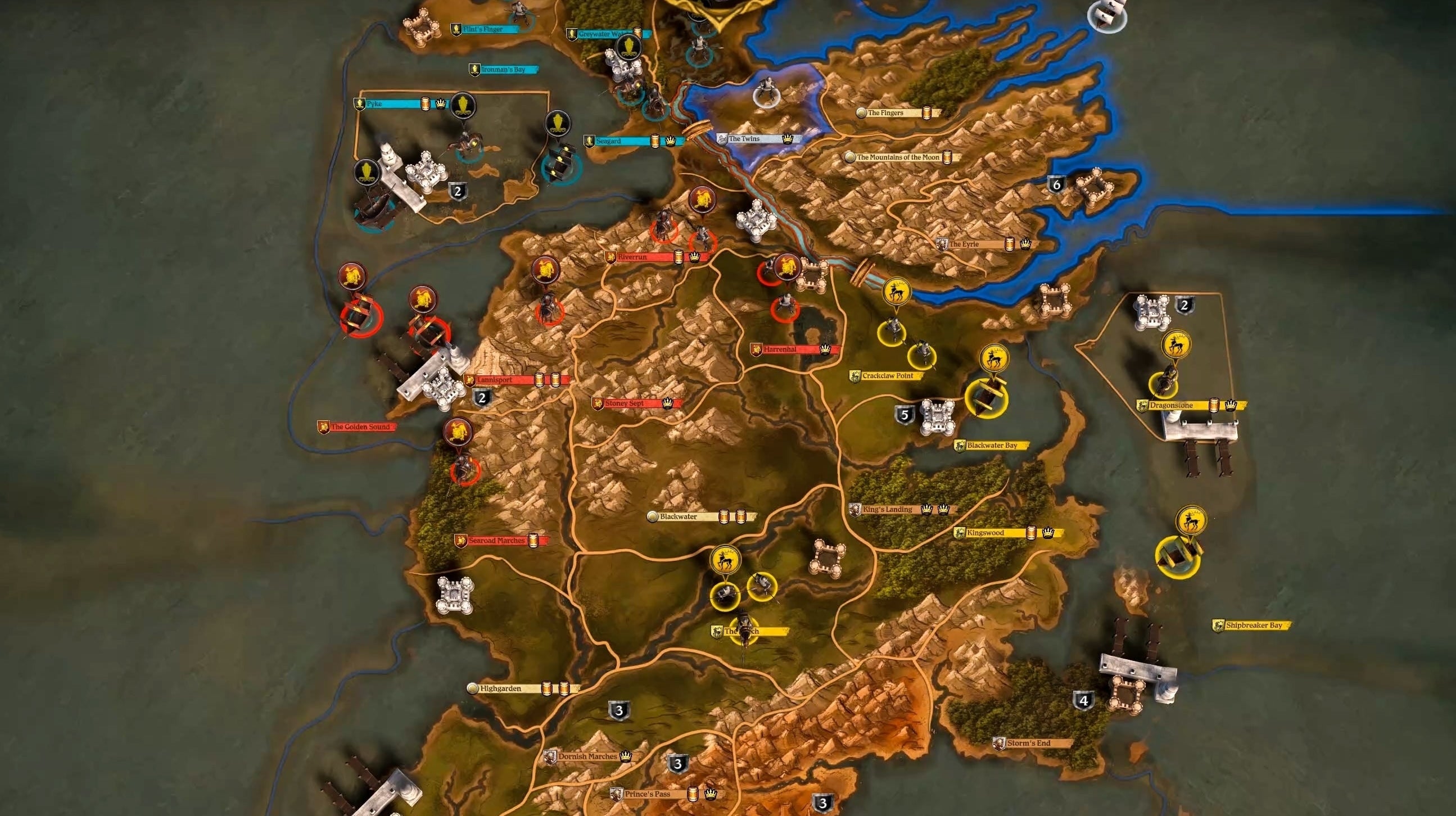 The Game of Thrones board game is getting a digital version