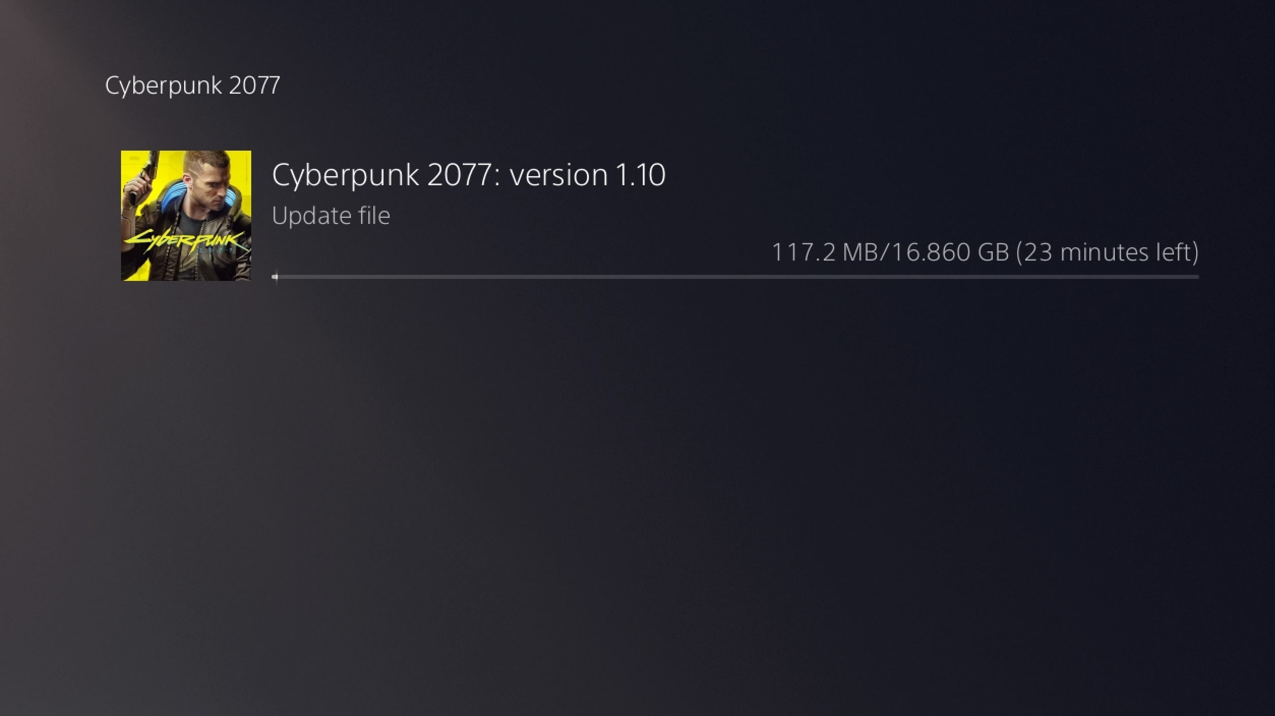 Cyberpunk 2077 gets its first major patch