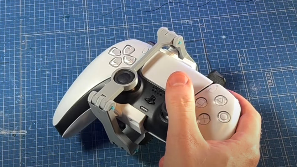 YouTuber creates adapter to play PS5 with one hand