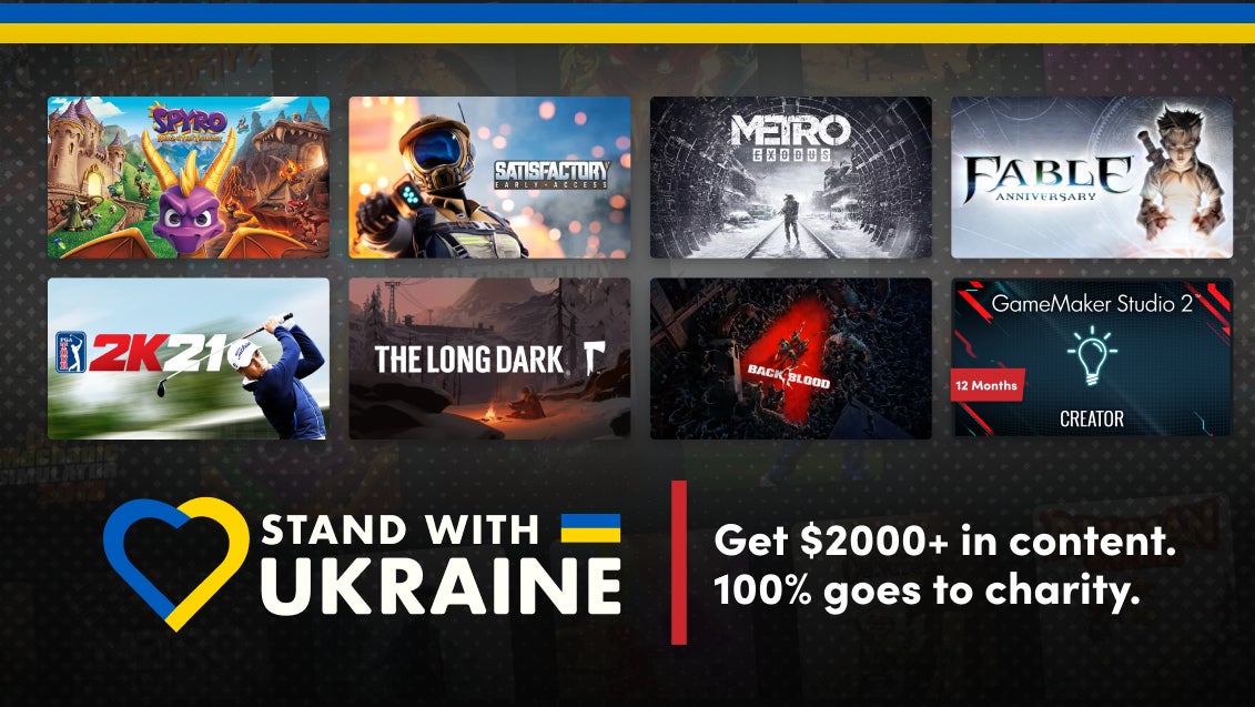 Humble Bundle's Stand with Ukraine bundle has raised over £15 million