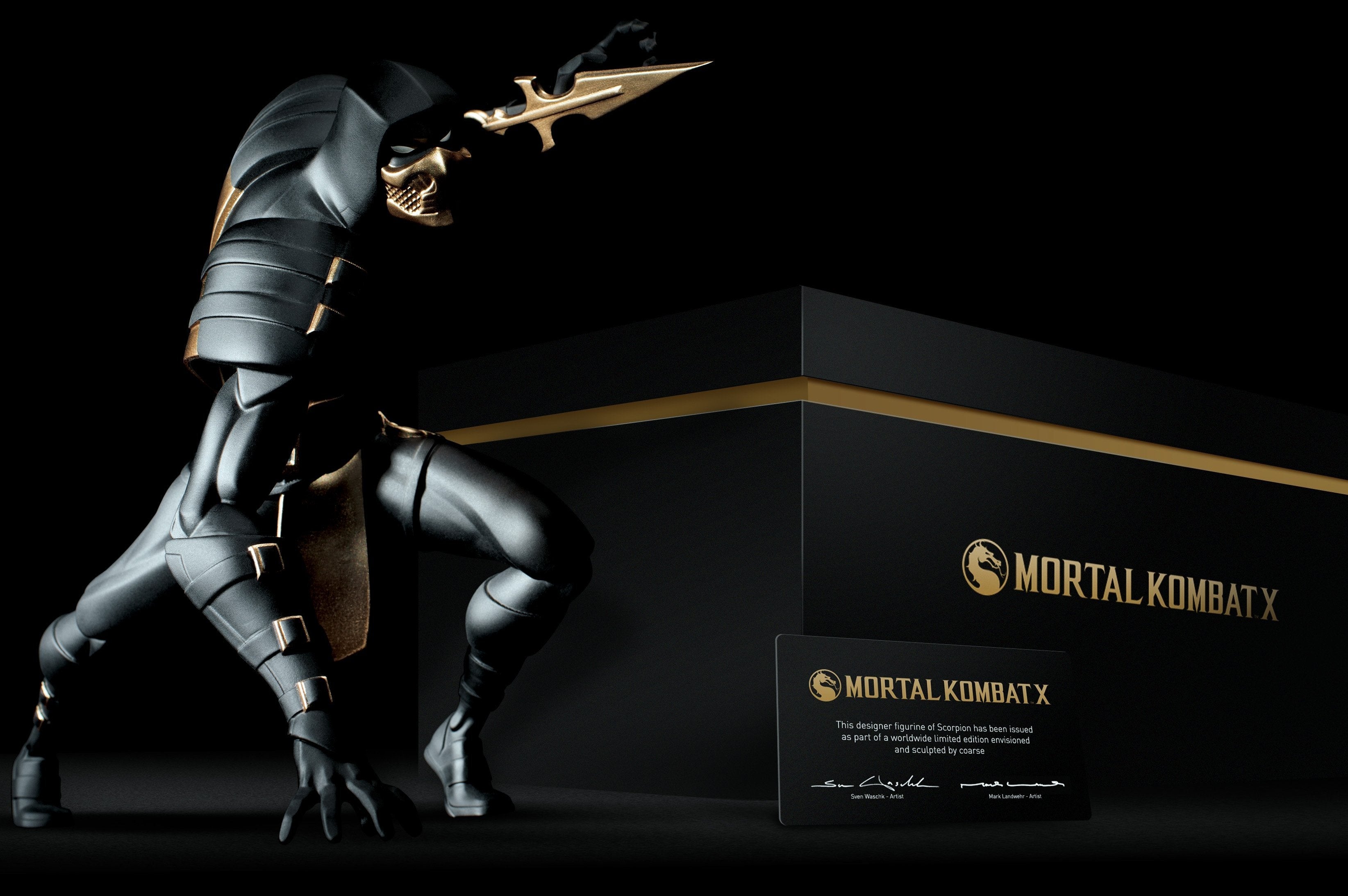 £100 Mortal Kombat X Kollector's Edition includes Scorpion figurine by Coarse