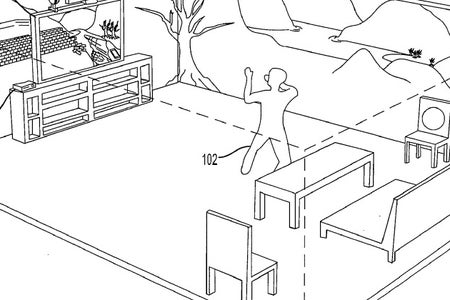 Breaking television borders: Microsoft's wacky idea to project scenes on living room walls
