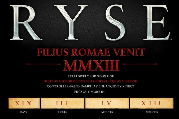 Crytek's Ryse confirmed as an Xbox One exclusive