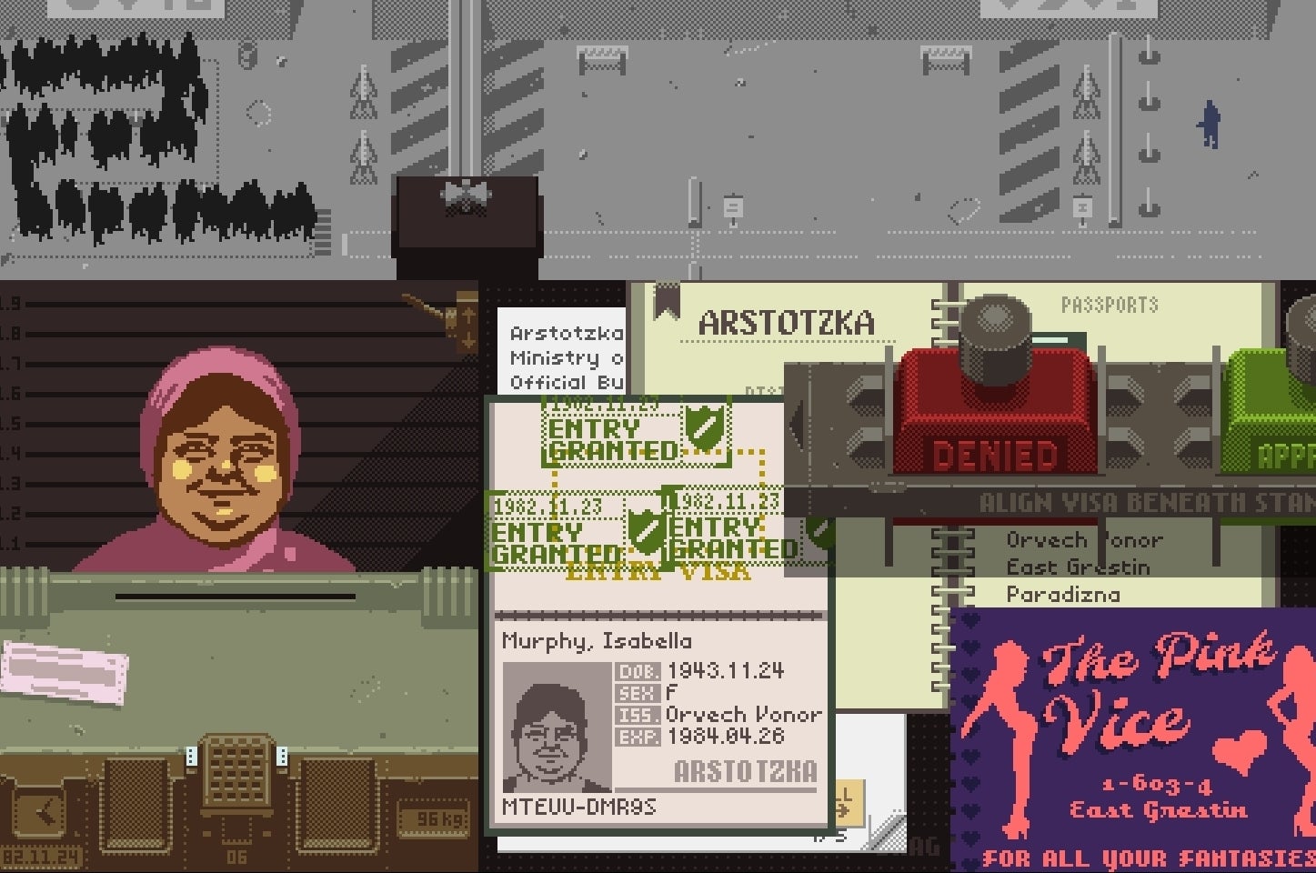 Dystopian document thriller Papers, Please launches next week on Steam