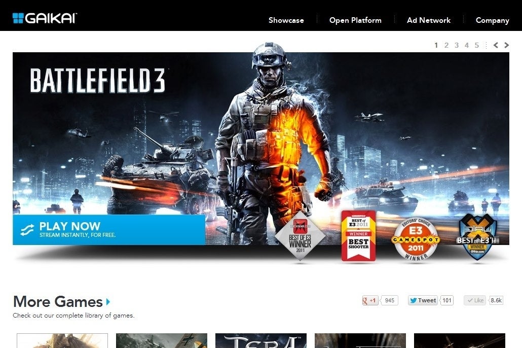 What's going on with Gaikai on PlayStation 4 in Europe?