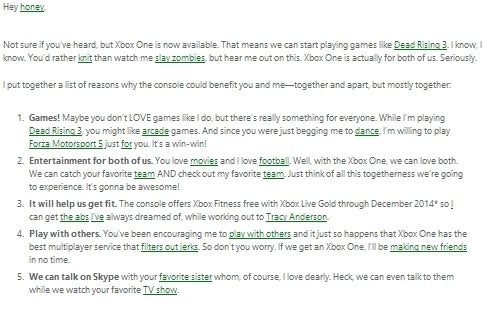 Microsoft slammed for sexist Xbox One ad