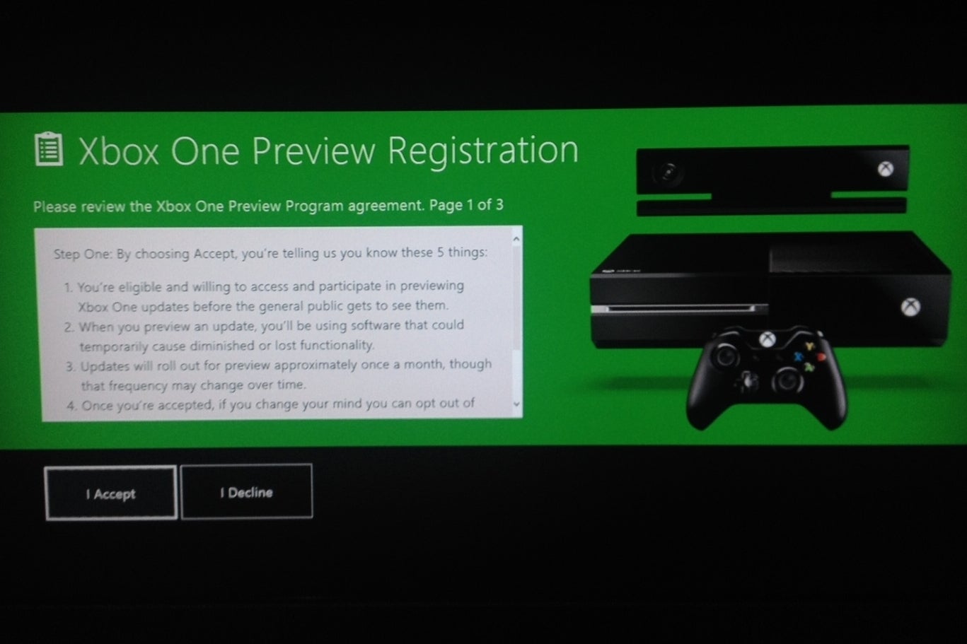 Microsoft invites Xbox One owners to test next update