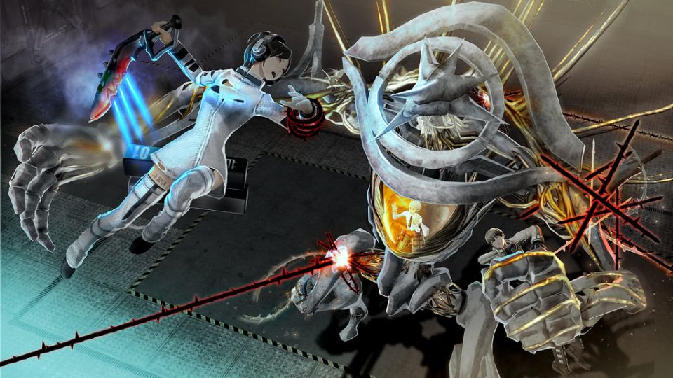 If Final Fantasy and Jet Set Radio mated the outcome would look like Freedom Wars