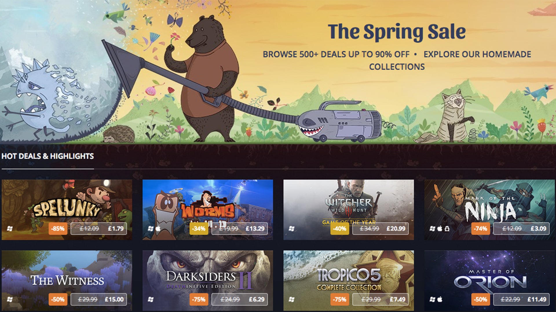 Jelly Deals: GOG.com's Spring Sale is now on and it's pretty fantastic