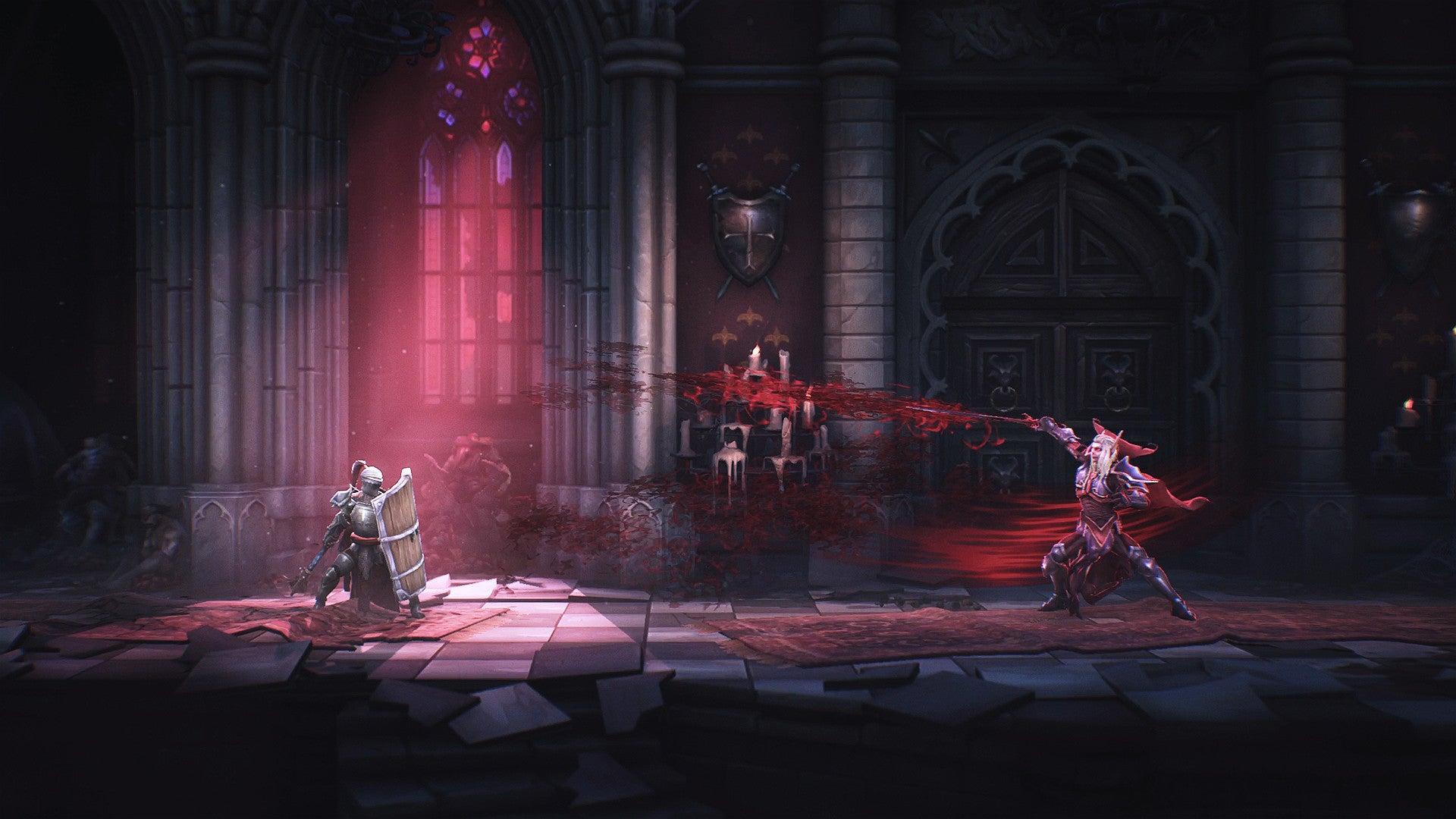 Vampire: The Masquerade writer's new dark fantasy vania also features vampires, plus screaming spiders