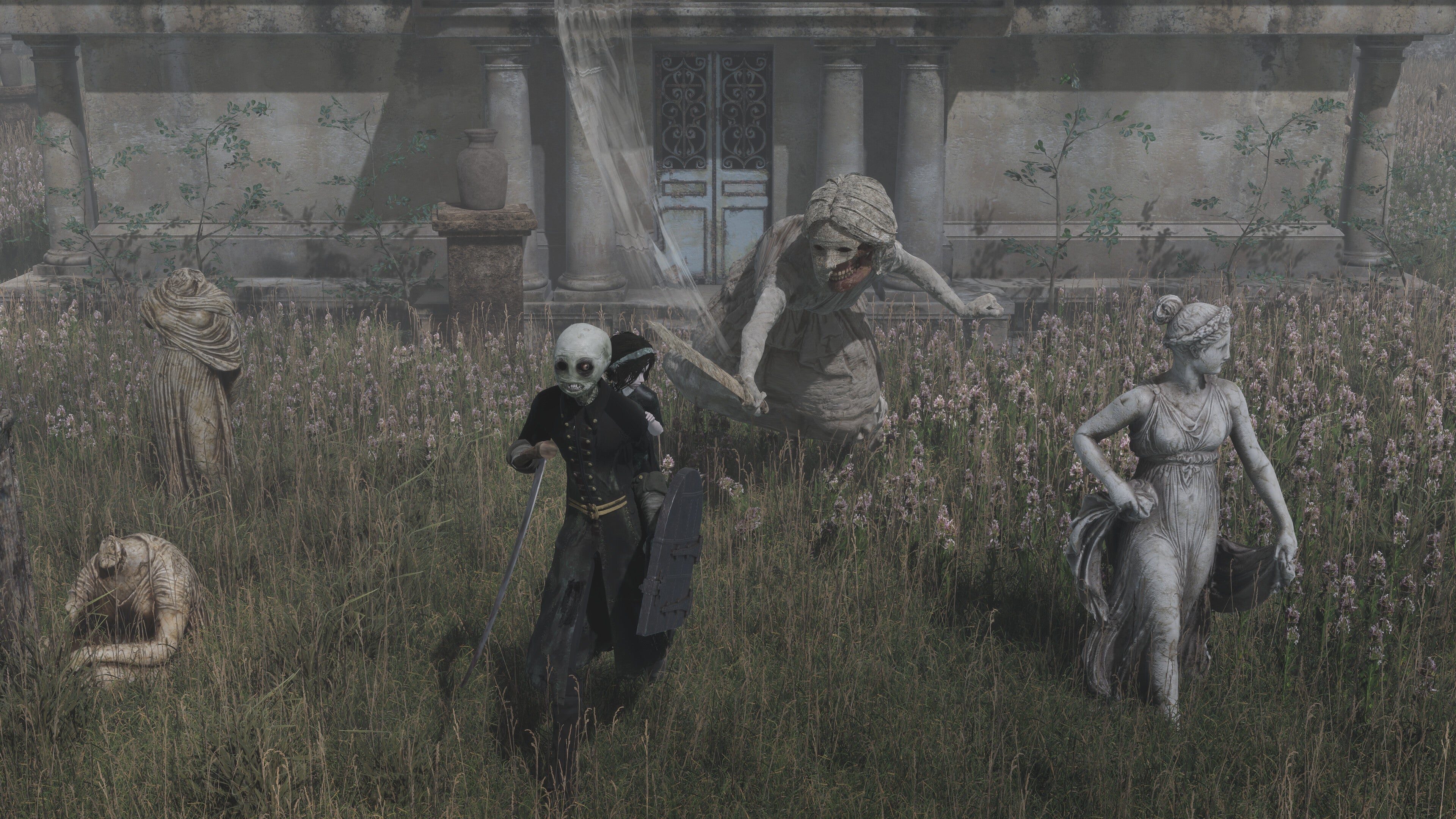 Bloodborne and Lies Of P players should check out Withering Realms, an action-RPG with combat dolls and graveyards