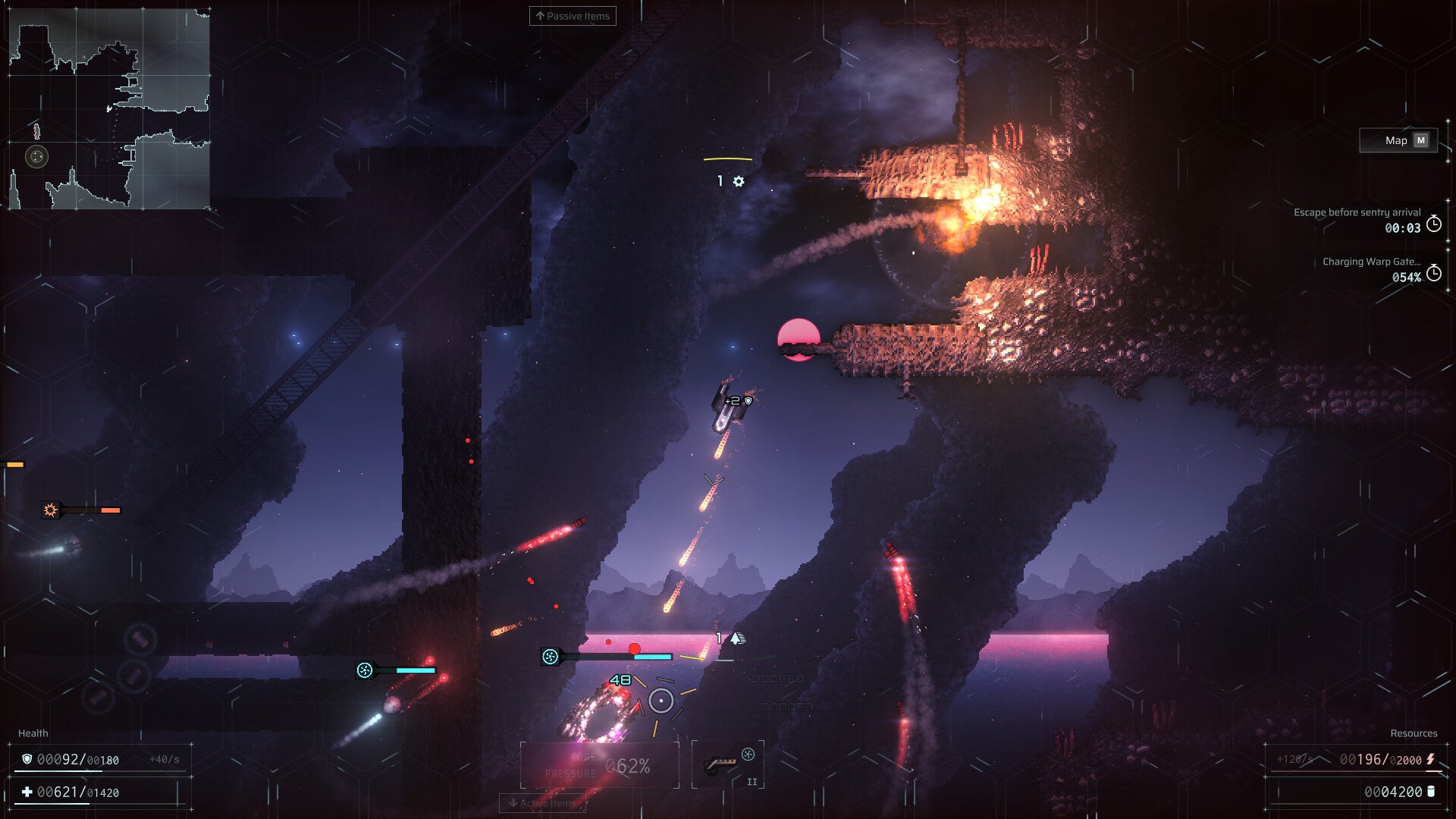 Dusky Depths is an oddly relaxing name for a roguelite bullet hell about escaping a dead planet