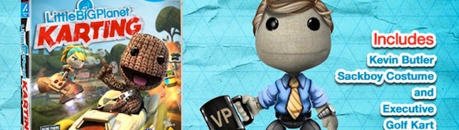 LittleBigPlanet Karting offers Kevin Butler pre-order bonus