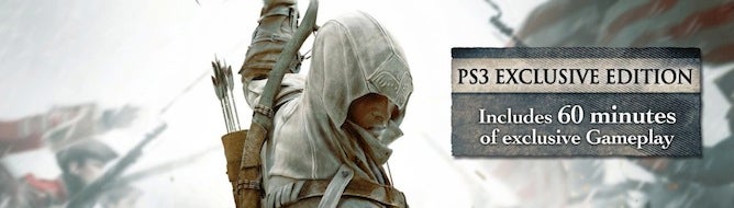Assassin's Creed 3 PS3 has an extra hour of gameplay