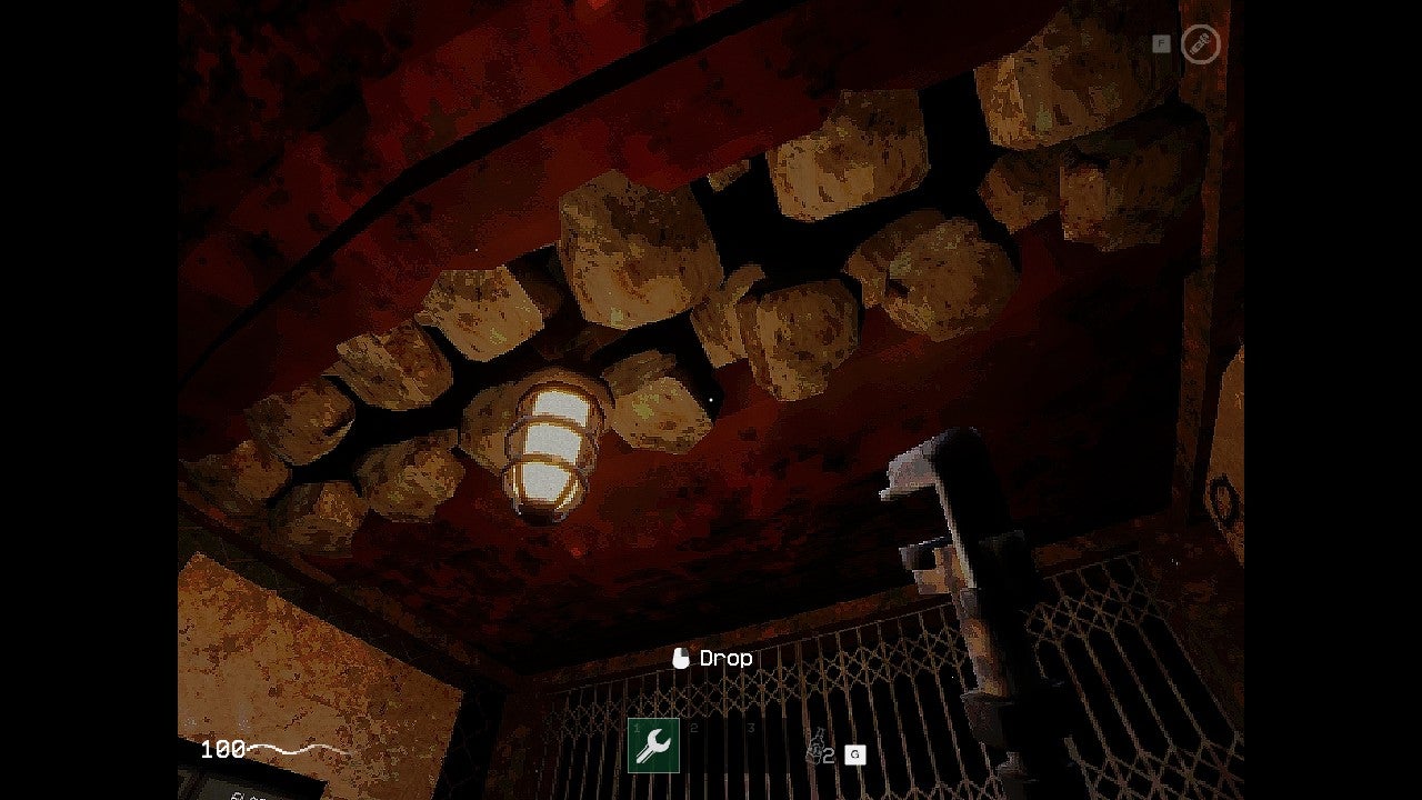 Post-Soviet horror trinket Kletka is an endless descent in an elevator that wants to eat you