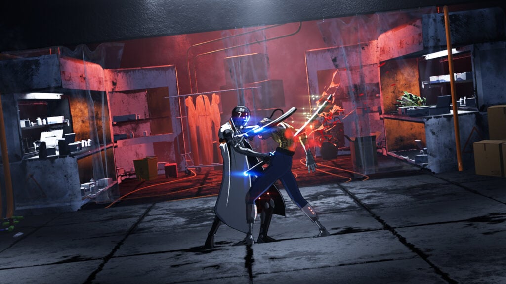 Quantic River is a cyber-ninja game with Spider-Versey art and an emphasis on parries and counters