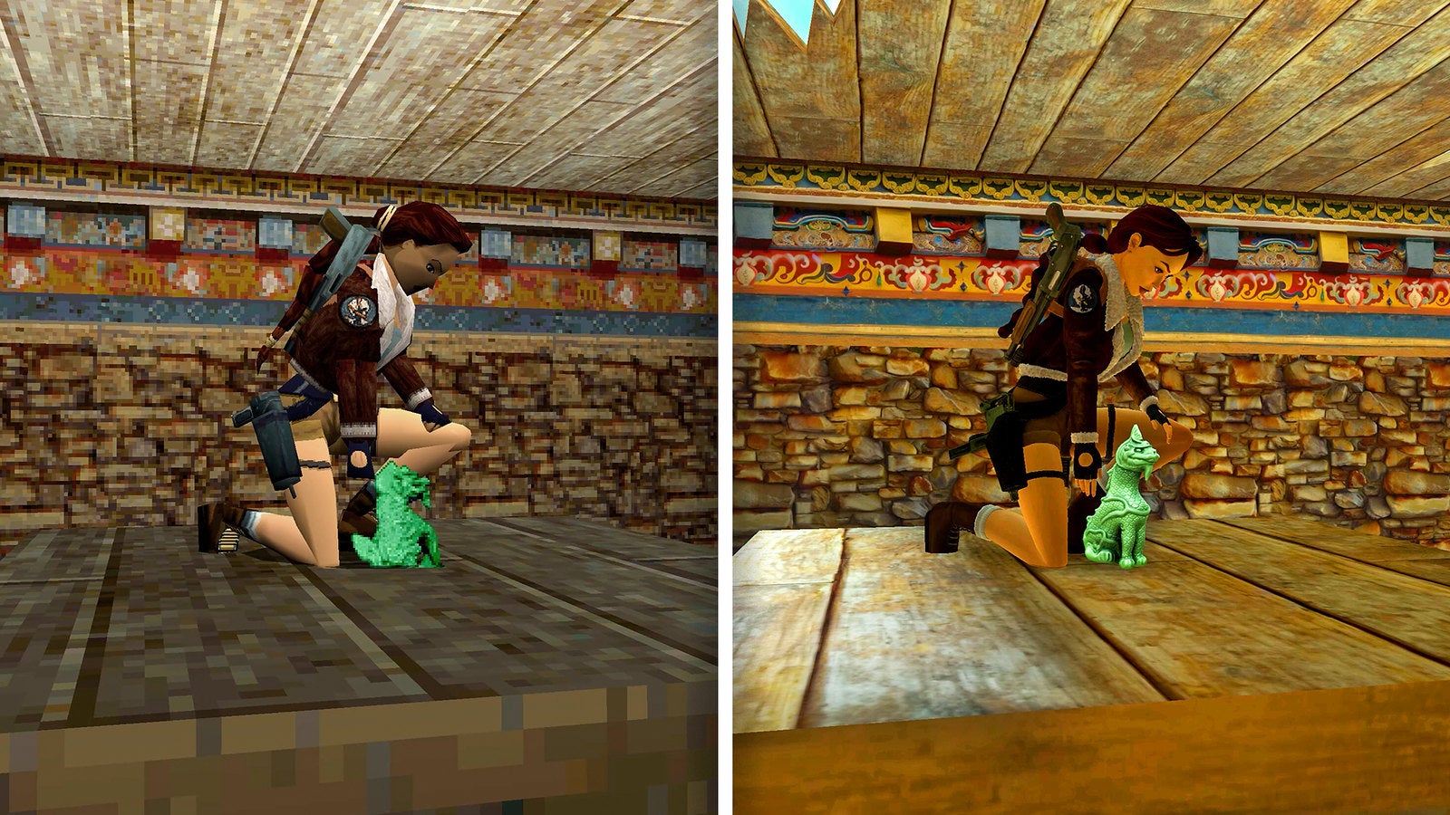 Don't worry, Lara's tank controls are still an option in Tomb Raider I-III Remastered