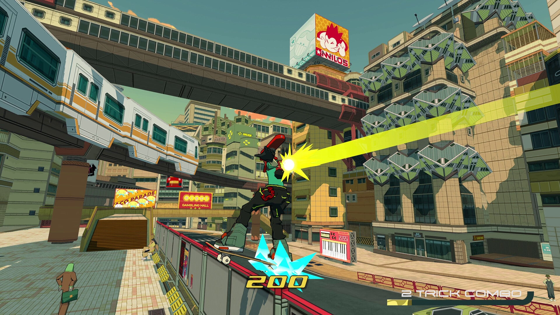 One morning into it, and so far Bomb Rush Cyberfunk is an eerie act of love