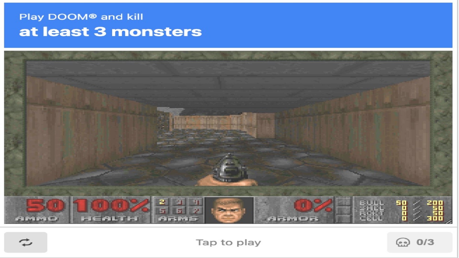 Doom on a CAPTCHA is the most frustrating though admittedly raddest way to prove your humanity to an algorithm