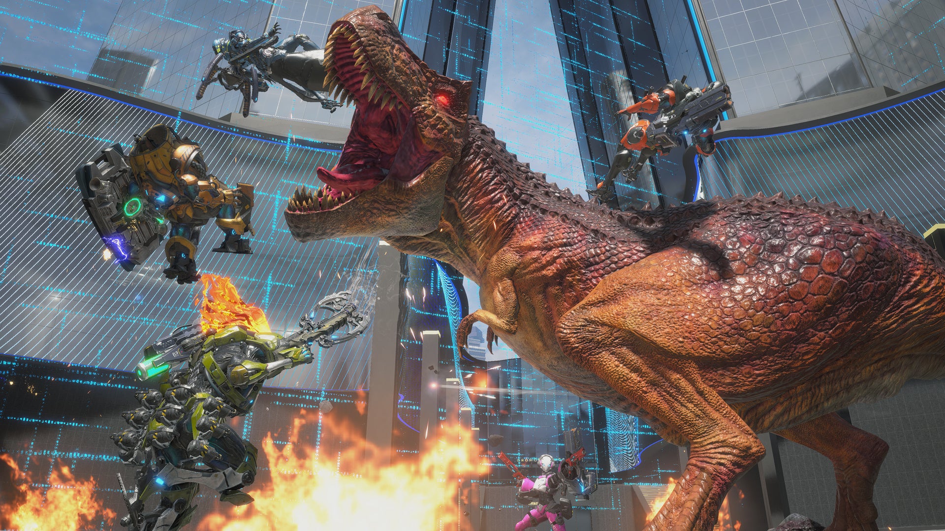 Exoprimal review-in-progress: somehow makes team dino-slaying a snoozefest