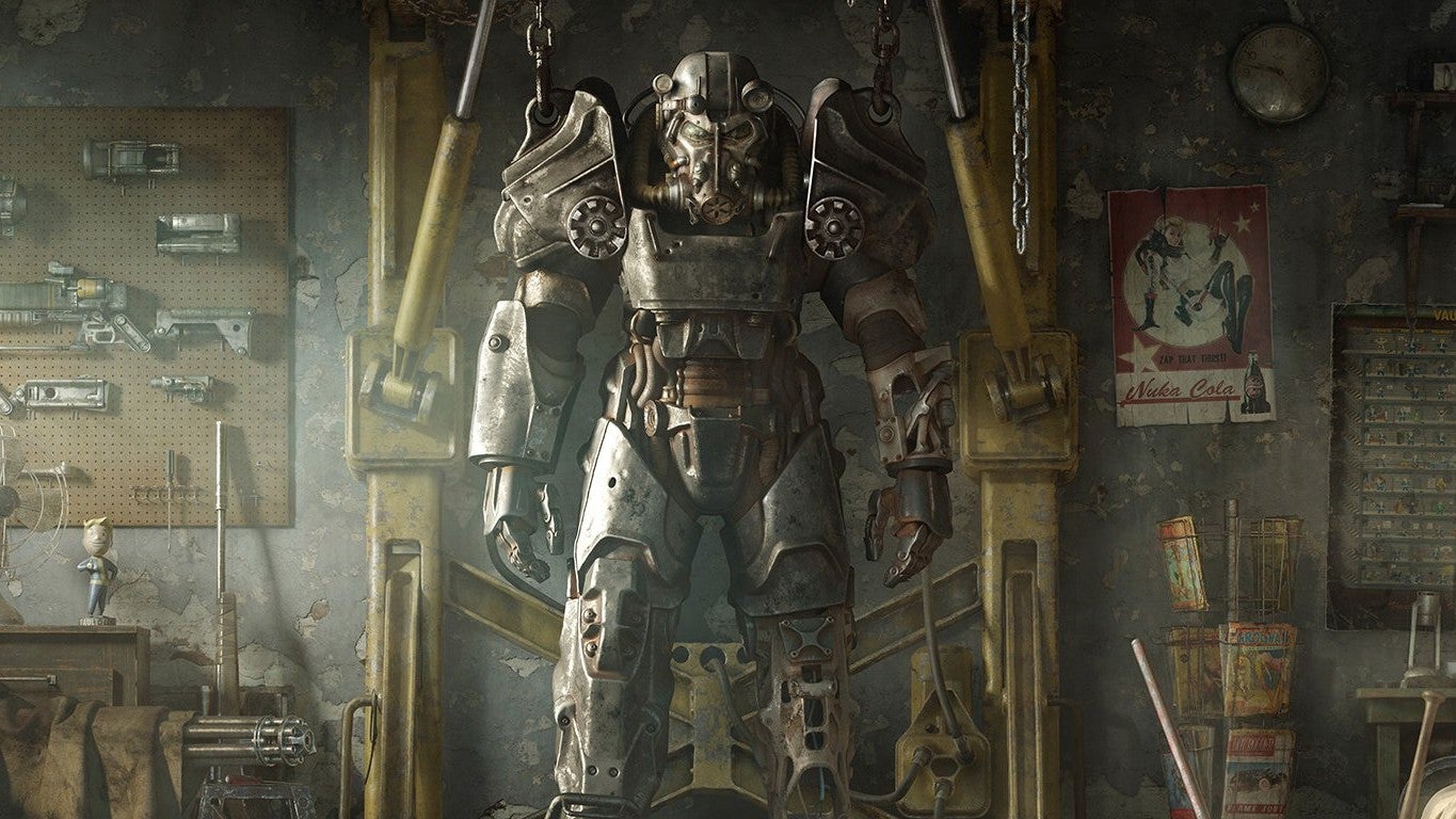 Here's our first look at Fallout's power armour in Fortnite