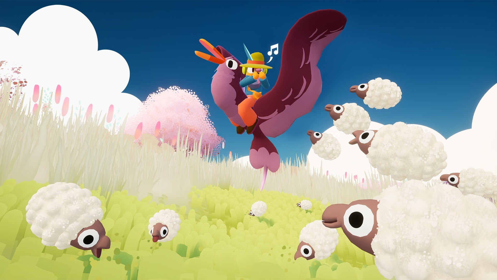In Flock, grazing sheep and revealing secrets is just as important as collecting creatures