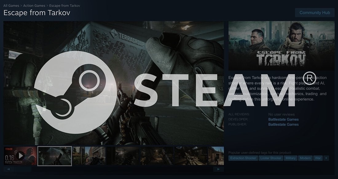 Escape from Tarkov is coming to Steam