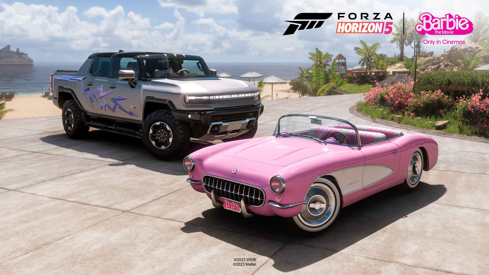 Barbie escapes Barbie Land, enters Forza Horizon 5 with two crossover cars