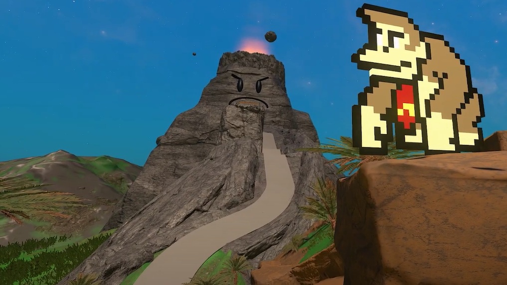 Halo Infinite players built Mario Kart's DK Mountain track in the Forge beta