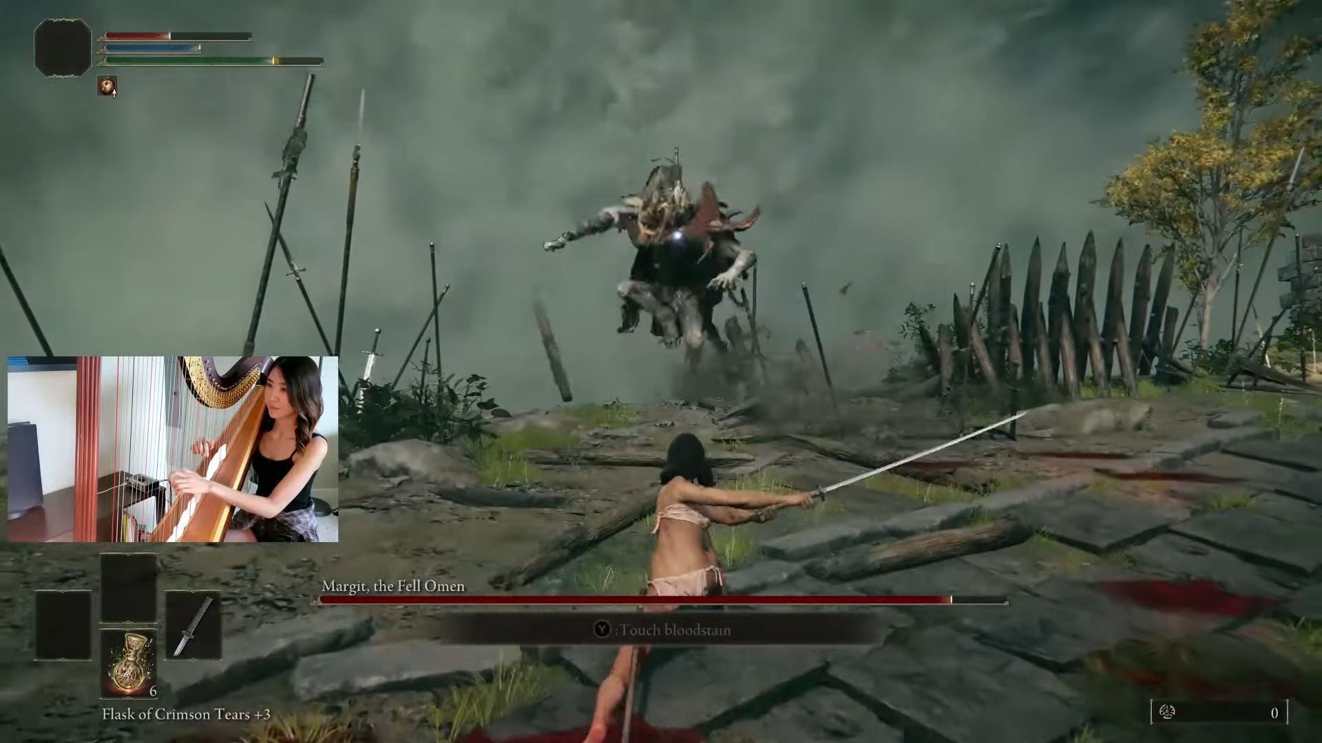 Elden Ring player defeats Margit with… a harp