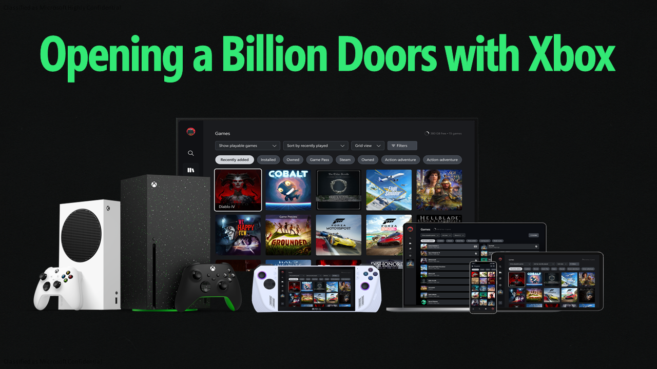 Microsoft accidently leaks Xbox UI mockup that includes PC games Steam label