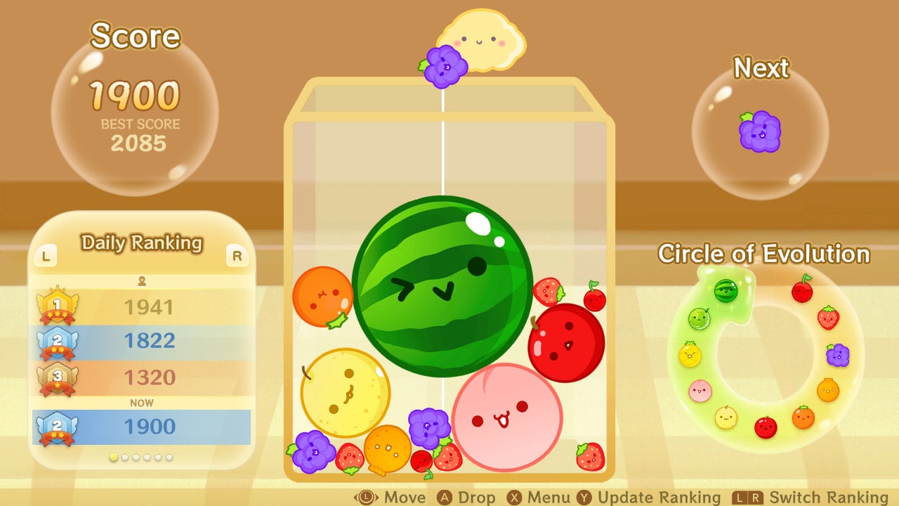 Watermelon Game now has English support on Switch